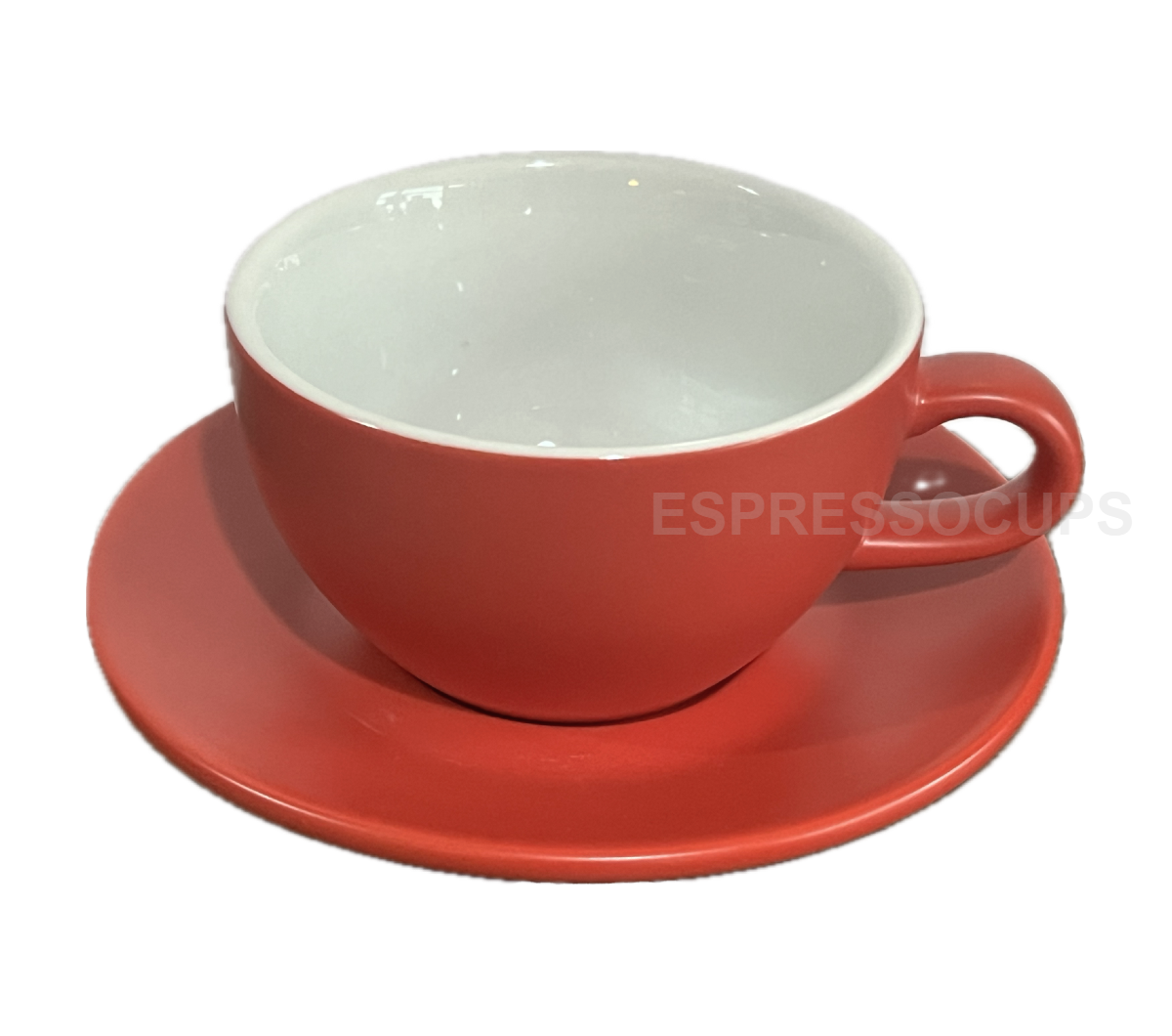"TULIPANO" 300ml Latte Cups (L) - red matte